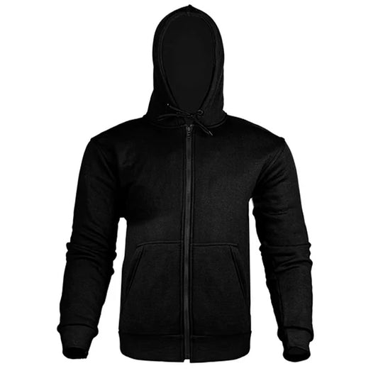 Removable Armored Hoodie Motorcycle Full Body Dupont™ Kevlar Lining Hoodies