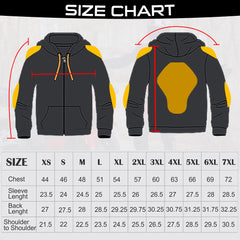 Motorbike Armored Hoodie for Men Kevlar Lined Motorcycle Protection