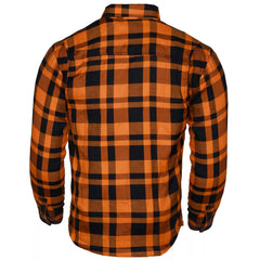 Mountain Bike Flannel Shirt Fully Kevlar Lining With CE Protection