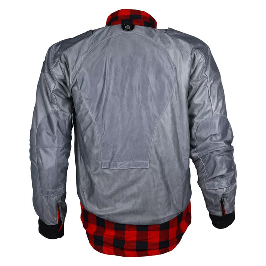 Kevlar Armored Motorcycle Riding Shirt Men's Protective Flannel with CE Certified Armor