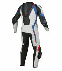 protective motorcycle suit with padding and ventilation panels