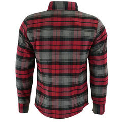 Men’s Kevlar Lined Flannel Shirt With CE armor And Protective Inner Lining