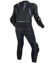 armored motorcycle race suit with aerodynamic hump and padding