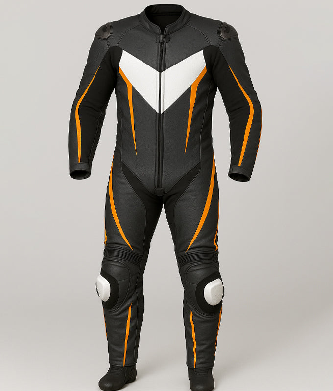 Men’s leather motorcycle racing suit