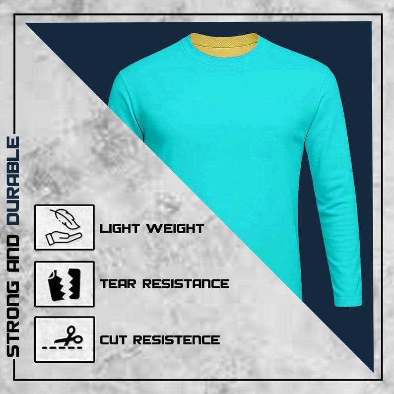 Kevlar motorcycle shirt with CE back armor and reinforced stitching