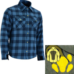 Flannel Shirt Motorcycle Protective & Stylish Riding Gear with Kevlar Armor