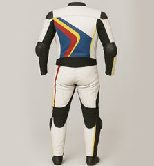tailored leather motorbike suit for men