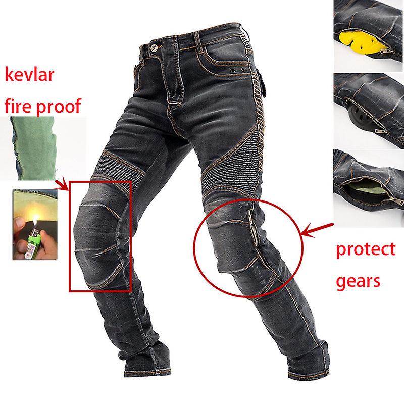 kevlar lined biker riding pants