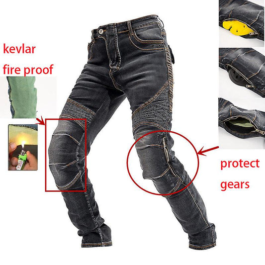 kevlar lined biker riding pants