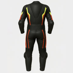 one-piece leather motorbike suit