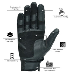 Anti-Slip Grip Winter Gloves for Motorbike