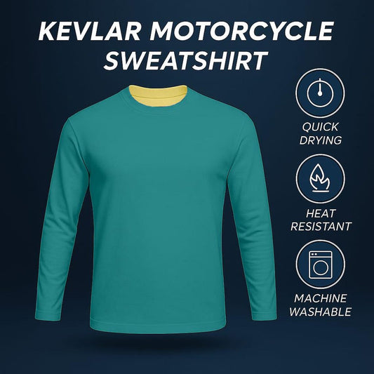 Motorcycle shirt for men showing CE shoulder armor and Kevlar lining
