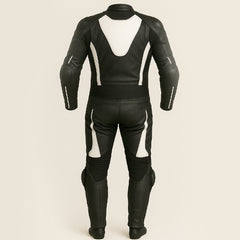 Track-ready motorcycle suit with ventilation and padding