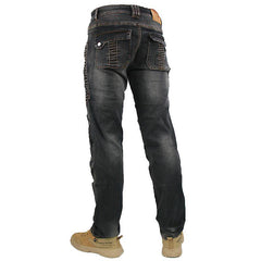 Men’s protective riding pants with aramid fiber lining