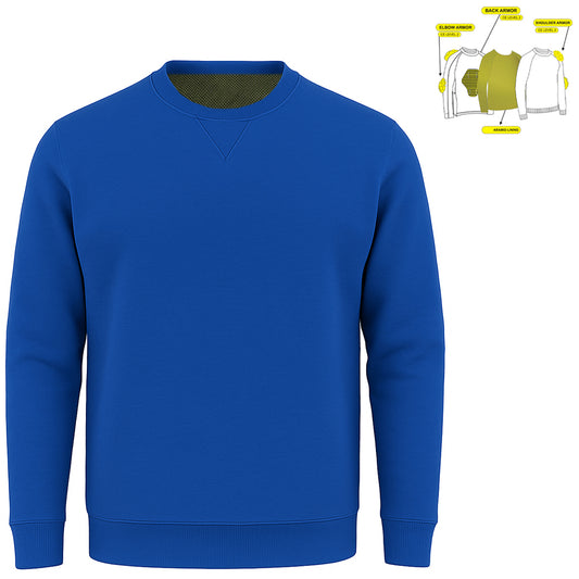 Kevlar Lined Aramid Motorcycle Armor Sweatshirt for Bikers