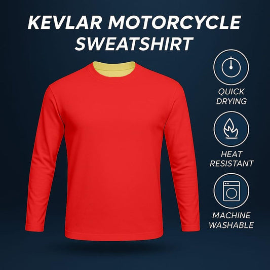 Kevlar lining inside motorcycle shirt providing abrasion resistance and protection for riders