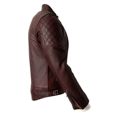 Motorcycle Armored Leather Jacket CE Level 2 Protection & Style