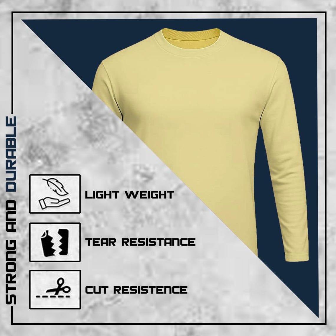 Breathable cotton jersey fabric on moto riding shirt for comfort