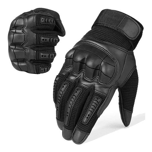 best motorbike winter gloves with race-ready leather design and knuckle protection
