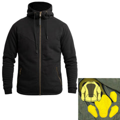 Fully Protective Kevlar Lined Hoodies Armored Motorcycle Hoodie