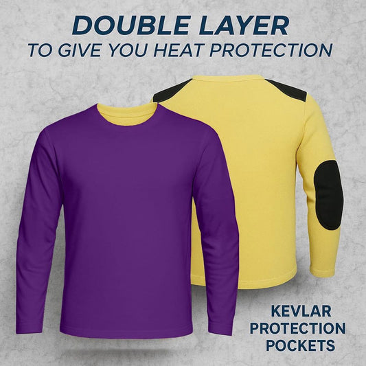 armored riding shirt with Kevlar lining and CE armor