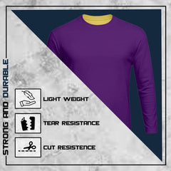Fully Kevlar-lined motorcycle shirt with protective CE armor for men