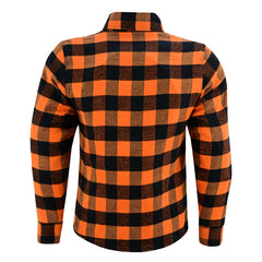 Armored Flannel Shirt Premium Kevlar Lined Protection for Riders
