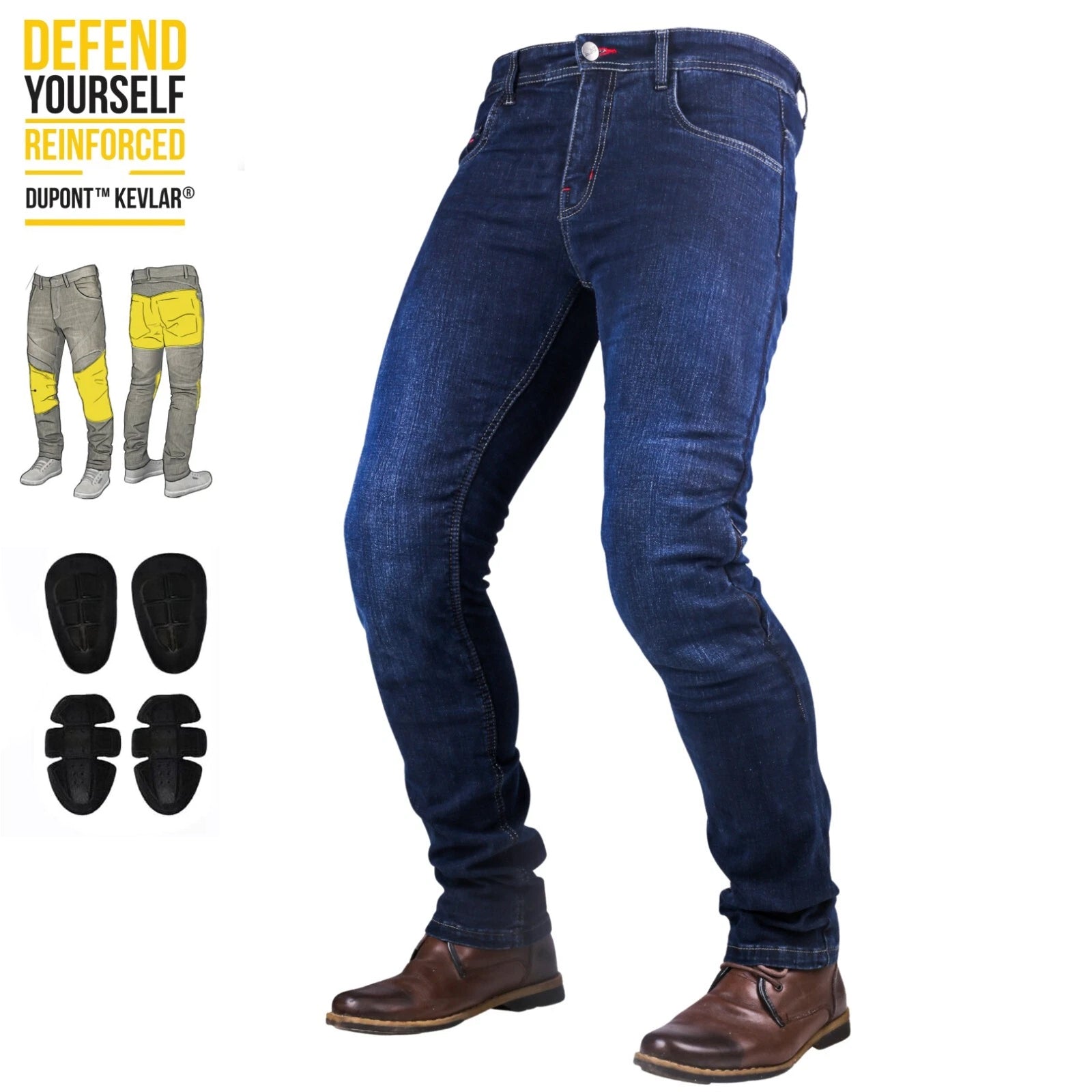 kevlar motorcycle riding pants for men with armor protection