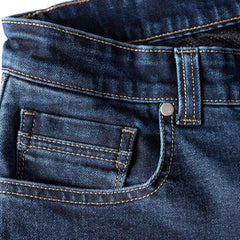 removable knee armor in kevlar riding pants