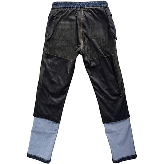 motorcycle protective jeans with aramid lining

