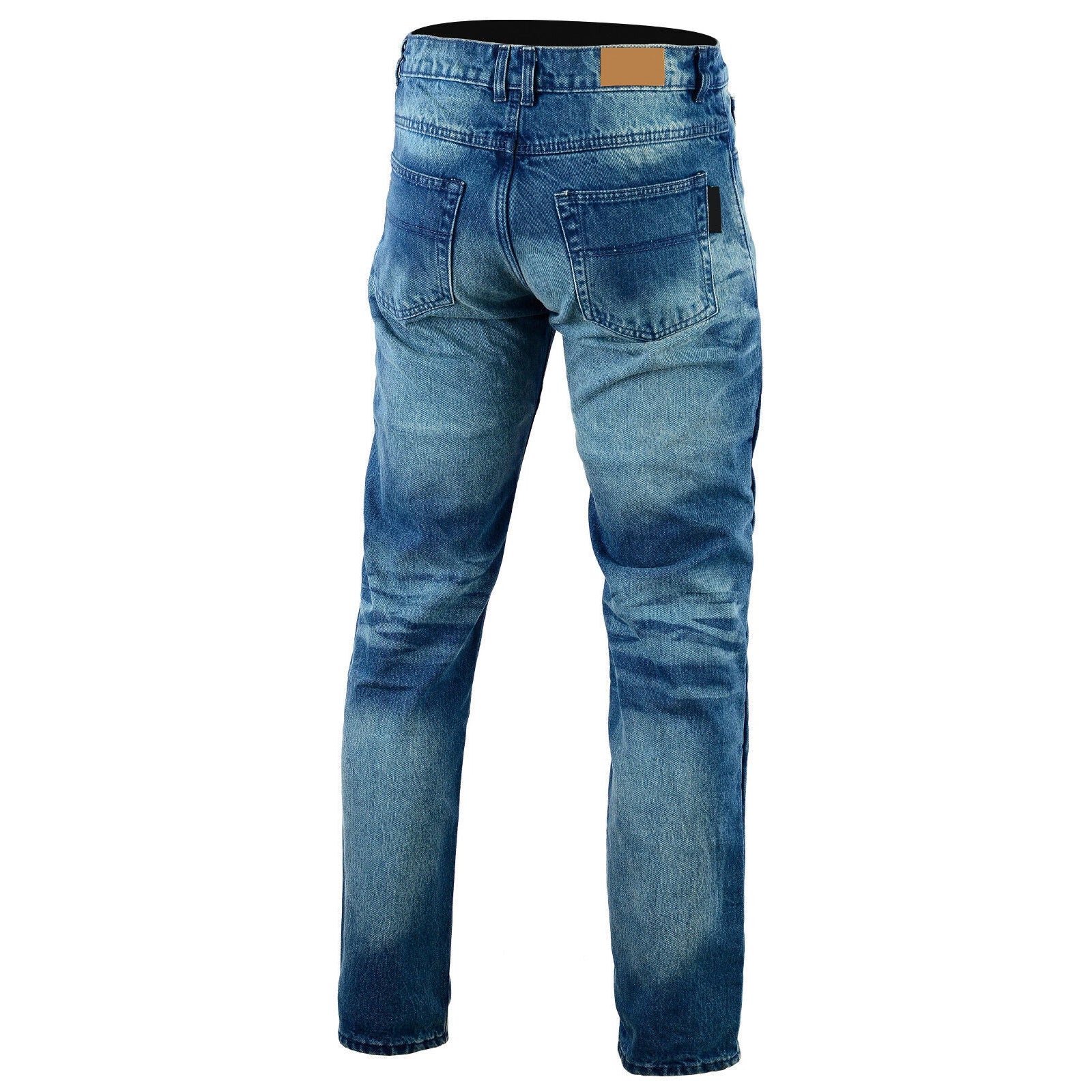 motorcycle kevlar jeans with aramid lining and armor pockets