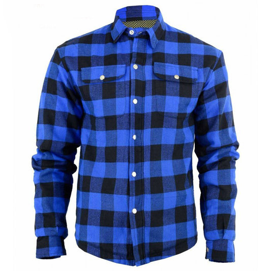 Biker Flannel Shirts  Heavy Duty Kevlar-Lined Riding Flannels for Riders