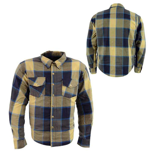 Motorcycle Flannel Shirt Fully Lined Protective Shirt Best Quality