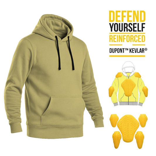 Best Kevlar Motorcycle Hoodie CE Armored Riding Hoodie for Bikers