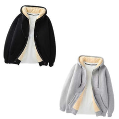 Sweatshirt jacket custom heavyweight drop shoulder hoodies men hoodies