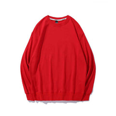 400gsm 100% cotton loop shoulder sweatshirt long sleeved