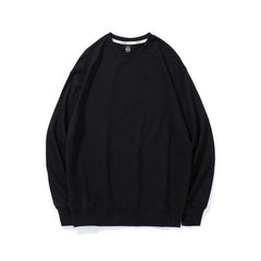 400gsm 100% cotton loop shoulder sweatshirt long sleeved