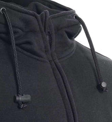 3A Rated CE Approved Motorbike Hoodies Aramid Cotton Fleece Lining Heavy GSM 2-Level Pads