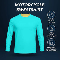 Motorcycle Riding Shirt CE Armored Full Aramid Long Sleeve Safety Shirt for Bikers