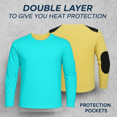 Motorcycle Riding Shirt CE Armored Full Aramid Long Sleeve Safety Shirt for Bikers