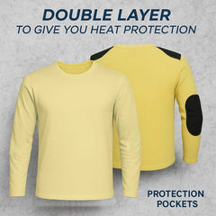 Motorcycle Protective Shirt Aramid Lined with Removable CE Protectors