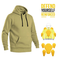 Best Aramid Motorcycle Hoodie CE Armored Riding Hoodie for Bikers